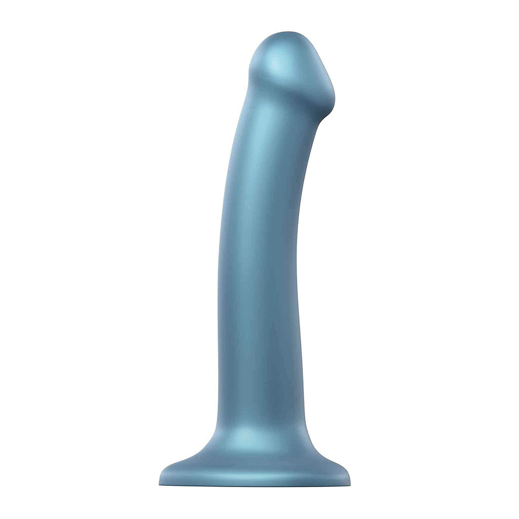 Strap-On-Me Soft Dildo Metallic Blue