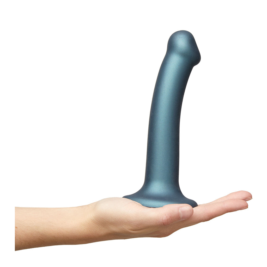 Strap-On-Me Soft Dildo Metallic Blue