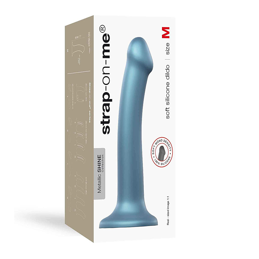 Strap-On-Me Soft Dildo Metallic Blue