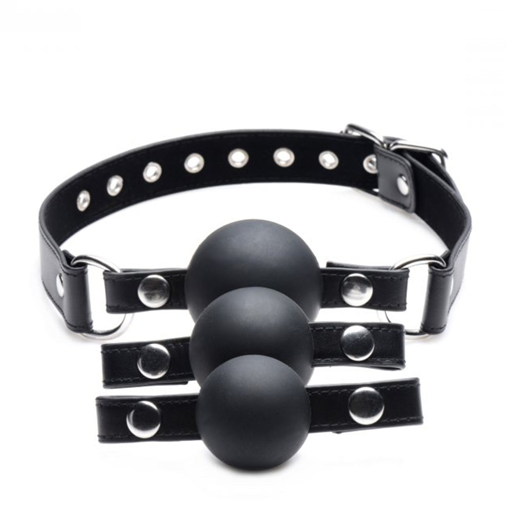 Strict Interchangeable Silicone Ball Gag Set