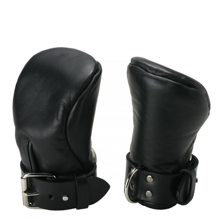 STRICT LEATHER PADDED DELUXE FIST MITTS