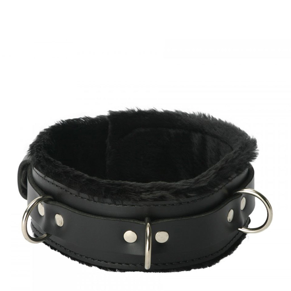 Strict Leather Premium Fur Lined Locking Collar