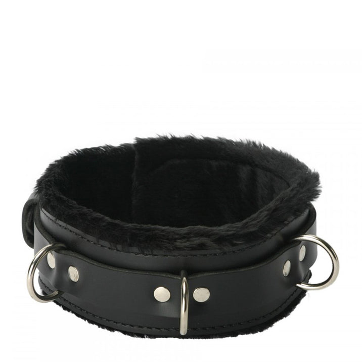 Strict Leather Premium Fur Lined Locking Collar