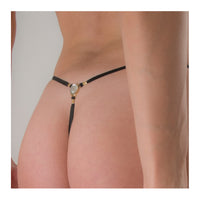 Sylvie Monthule Gold Secret Caress Jewel G-String