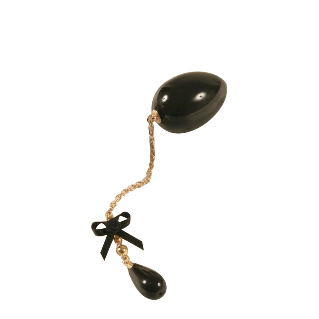 Sylvie Monthule Kegel Egg with Gold Chain Droplet