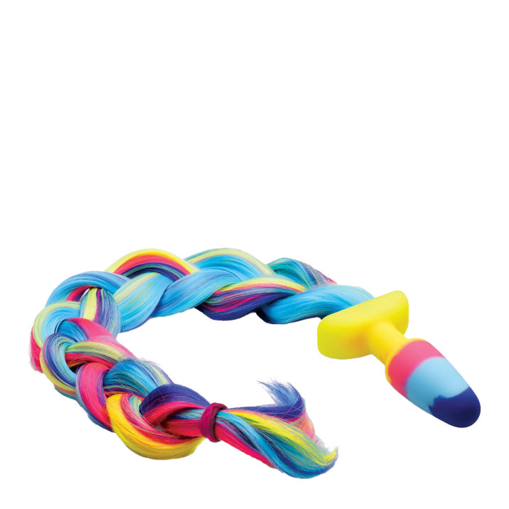 Tailz Rainbow Unicorn Tail Butt Plug