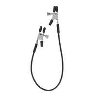 Blackline Adjustable Alligator Clamps with Rubber Tether