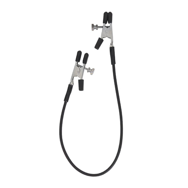 Blackline Adjustable Alligator Clamps with Rubber Tether