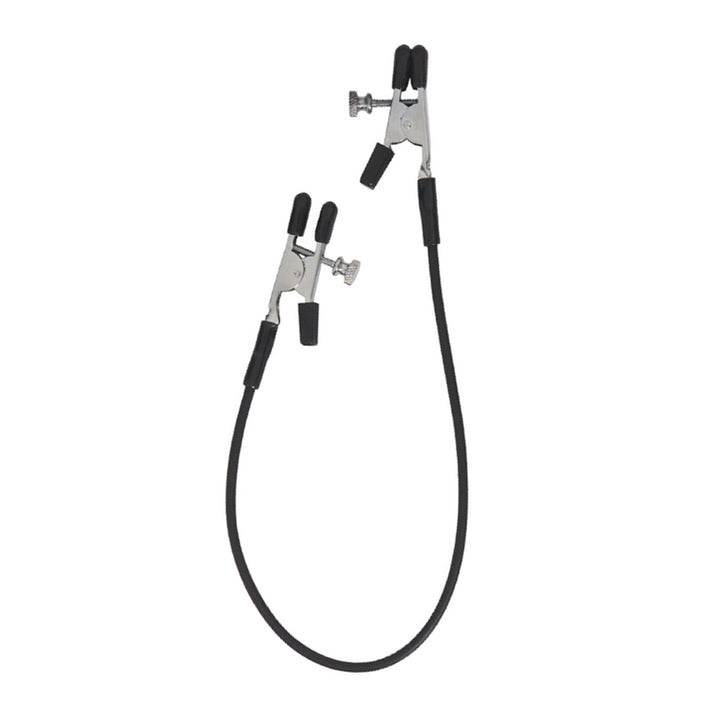 Blackline Adjustable Alligator Clamps with Rubber Tether