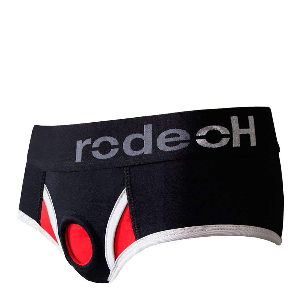 RodeoH Brief Plus Harness Black/Red