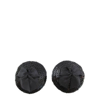 Round Sequin Nipple Pasties with Bows