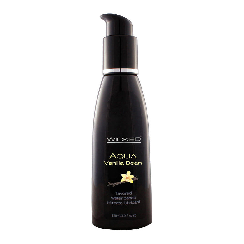 Wicked Aqua Vanilla Bean Flavoured Water Based Lubricant