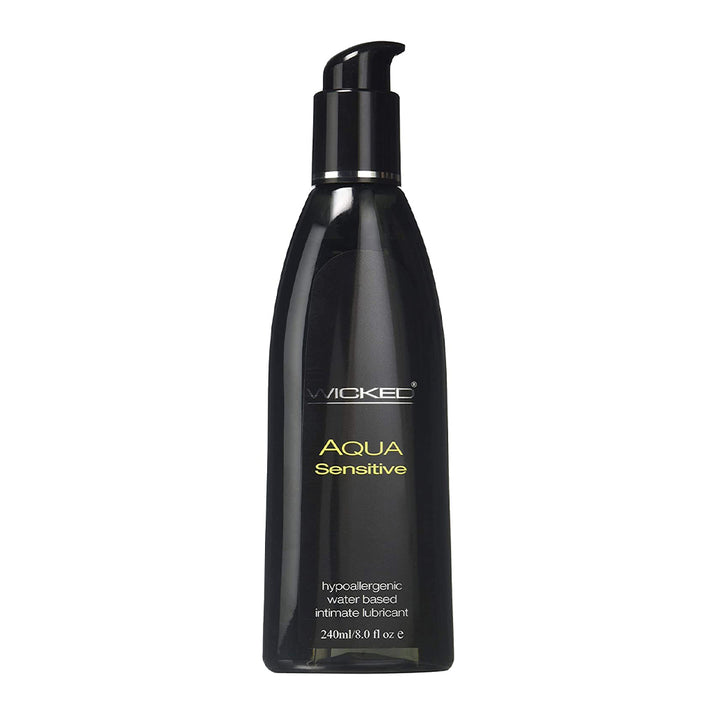 Wicked Aqua Sensitive Water Based Lubricant 240ml | Online at Max Black Australia Wicked Aqua Sensitive Water Based Lubricant 240ml | Online at Max Black Australia